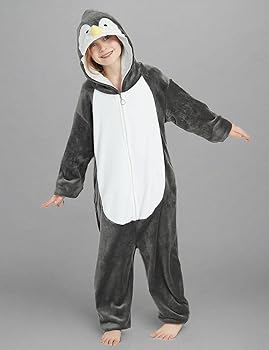 Amazon.com: ABENCA Penguin Onesie Kids Animal Costume Girls